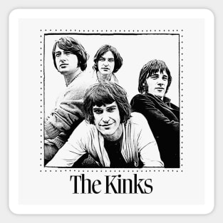 The Kinks  / Retro Style Fan Design Sticker